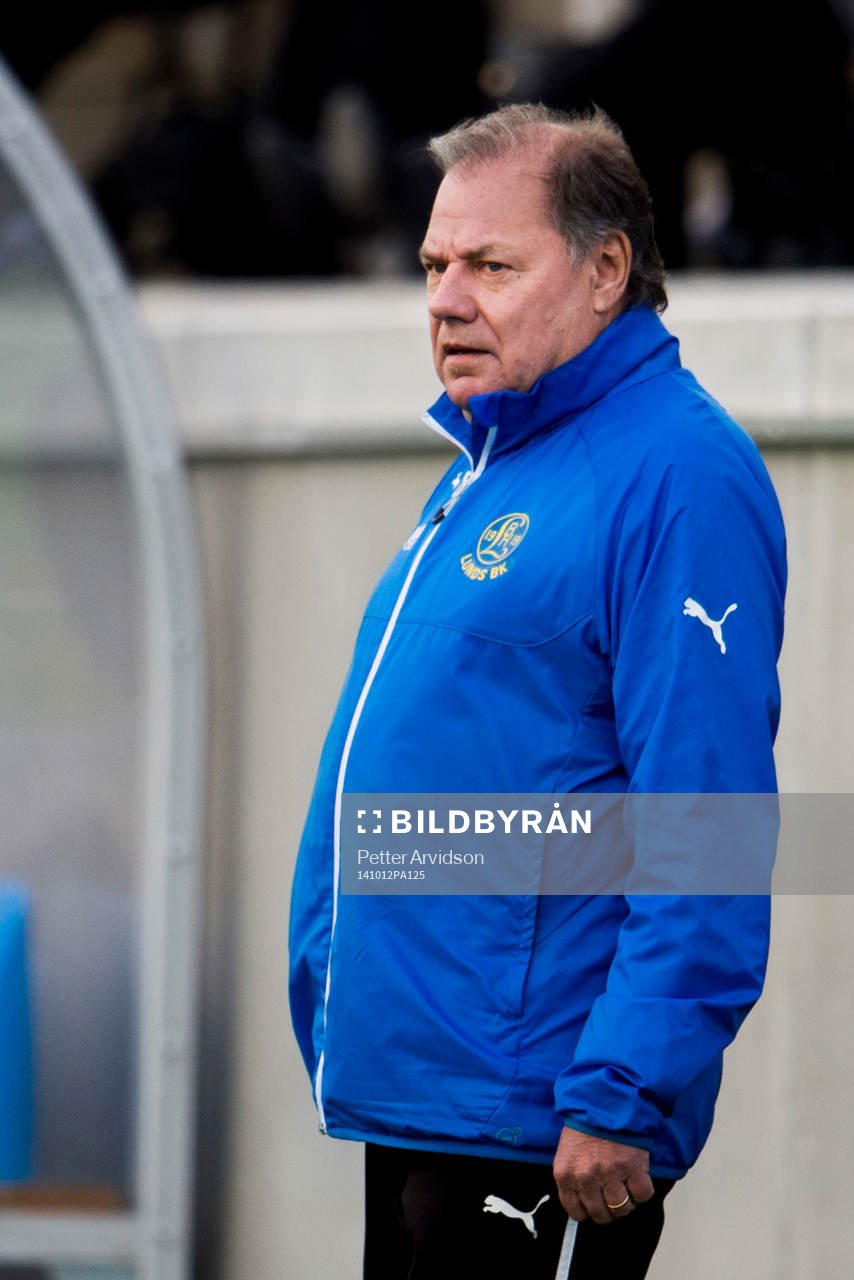 Lunds tränare Nils-Erik Persson