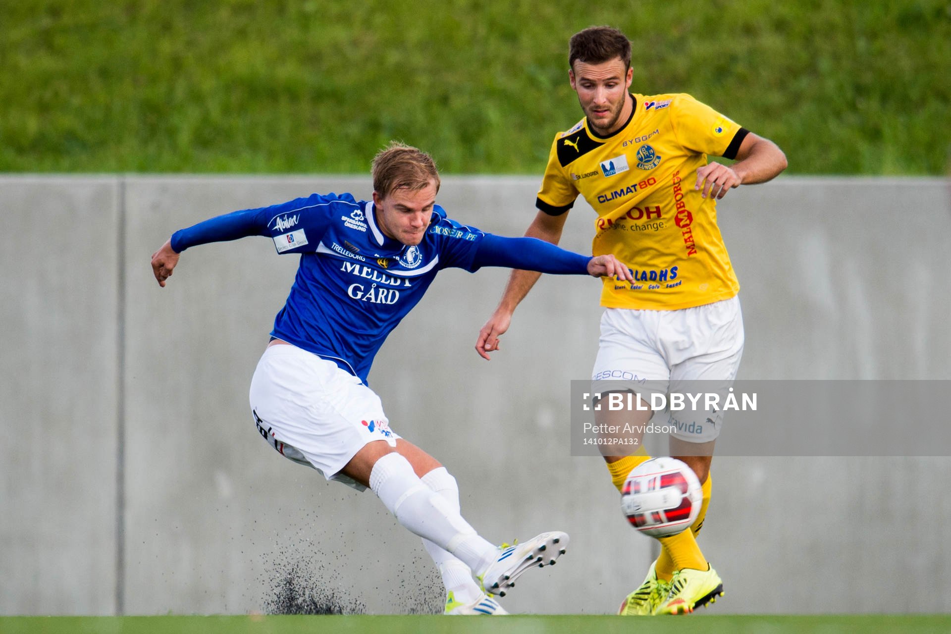 Trelleborgs Jonathan Asp och Lunds Adam Svensson