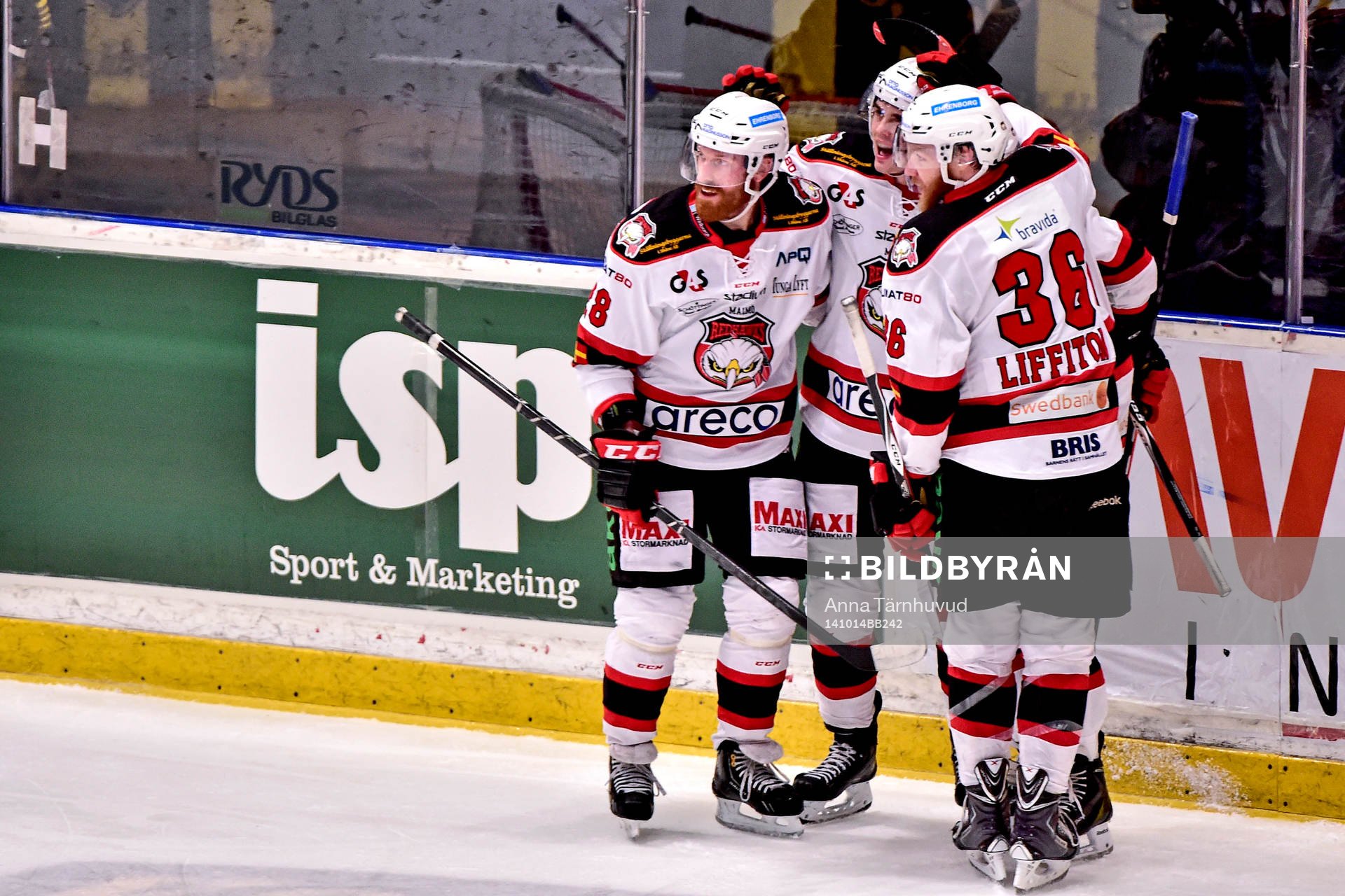 Malmö Redhawks Fredrik Storm jublar