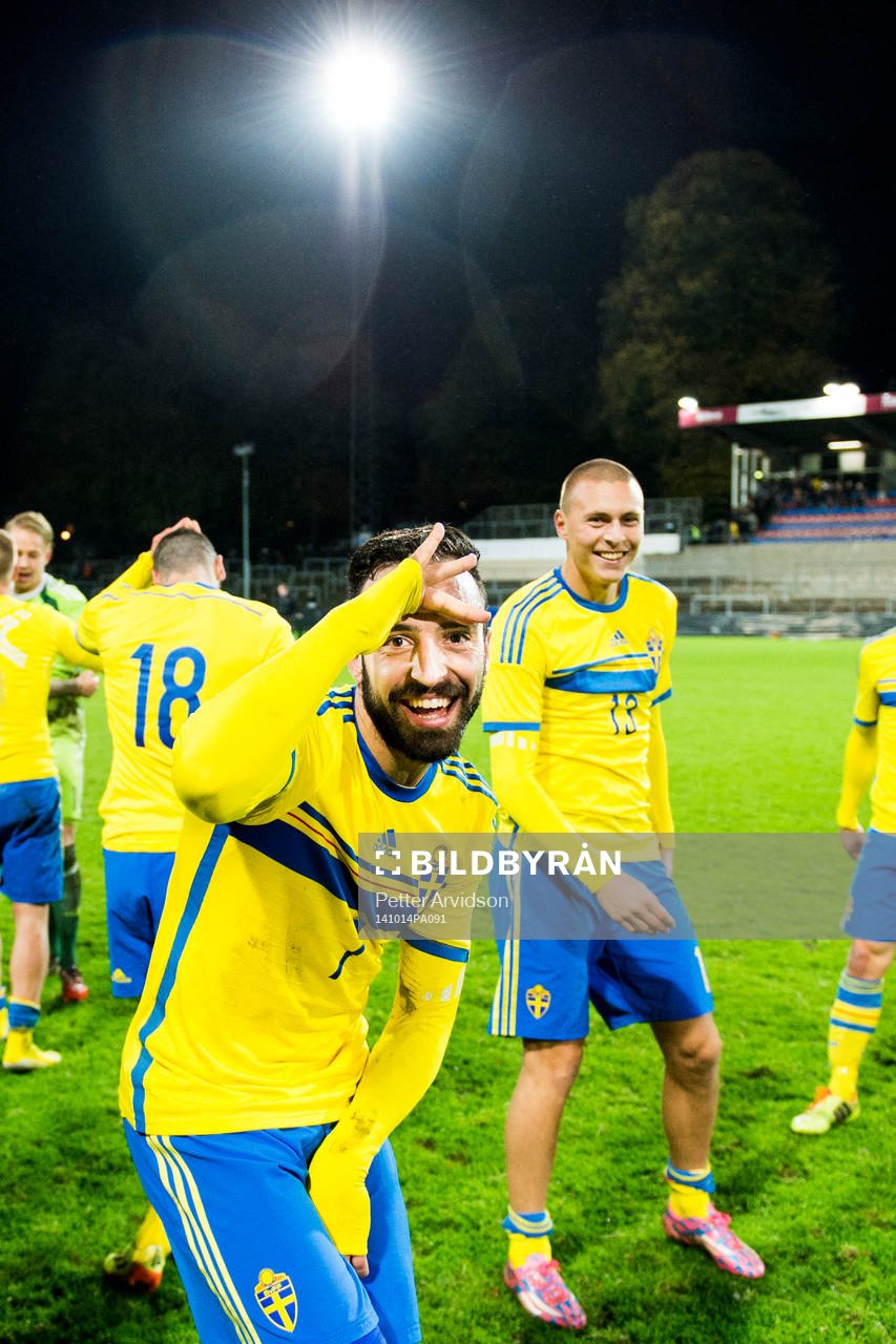 Sveriges Abdul Khalili jublar