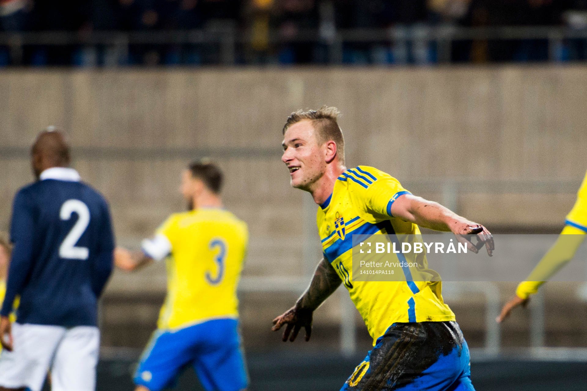 Sveriges John Guidetti jublar