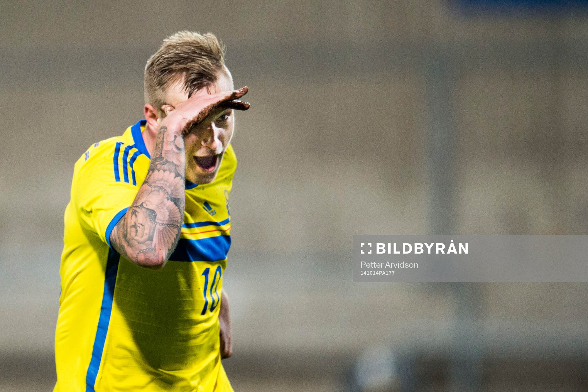 Sveriges John Guidetti jublar