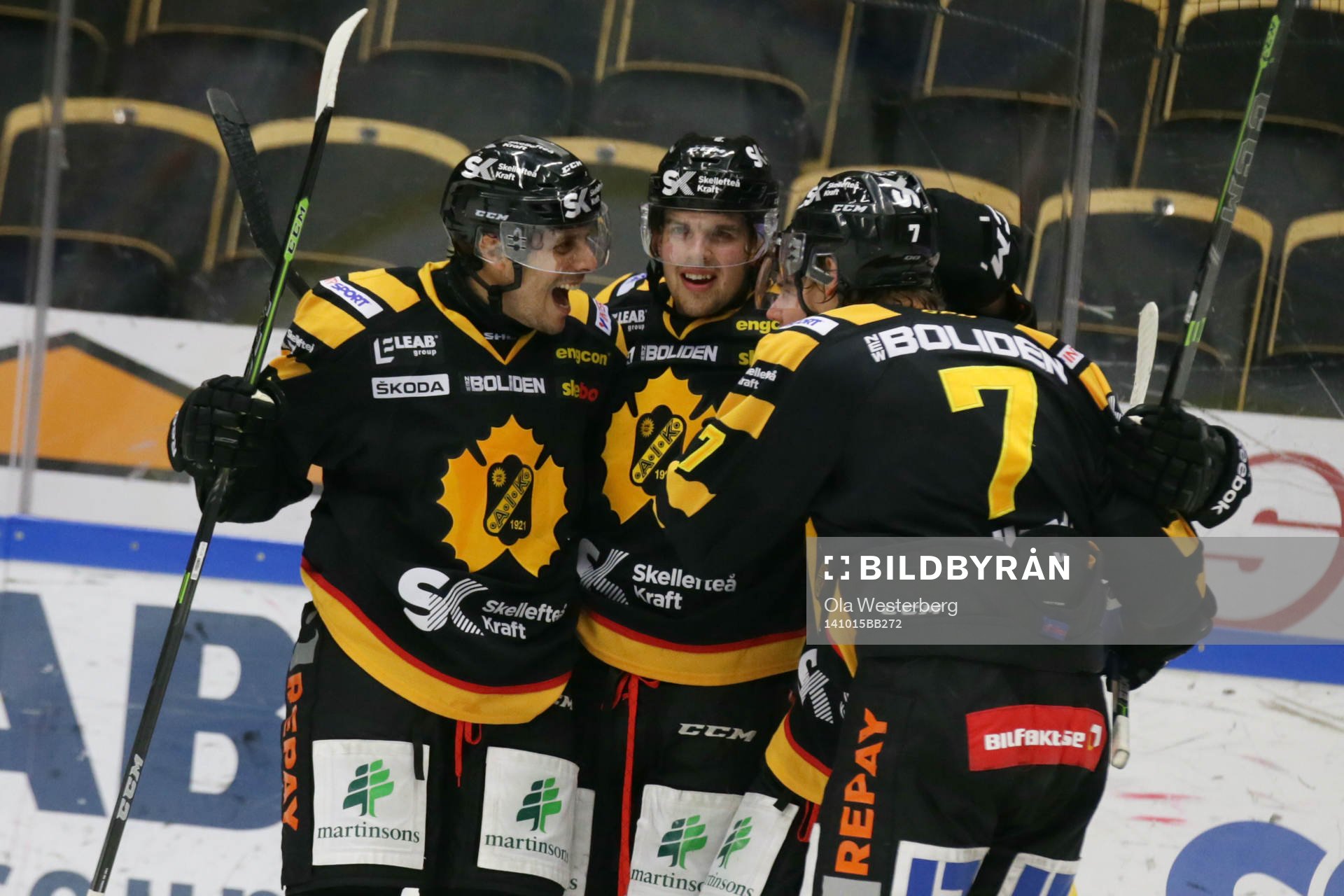 Skellefteås Patrik Zackrisson , Daniel Widing, Axel