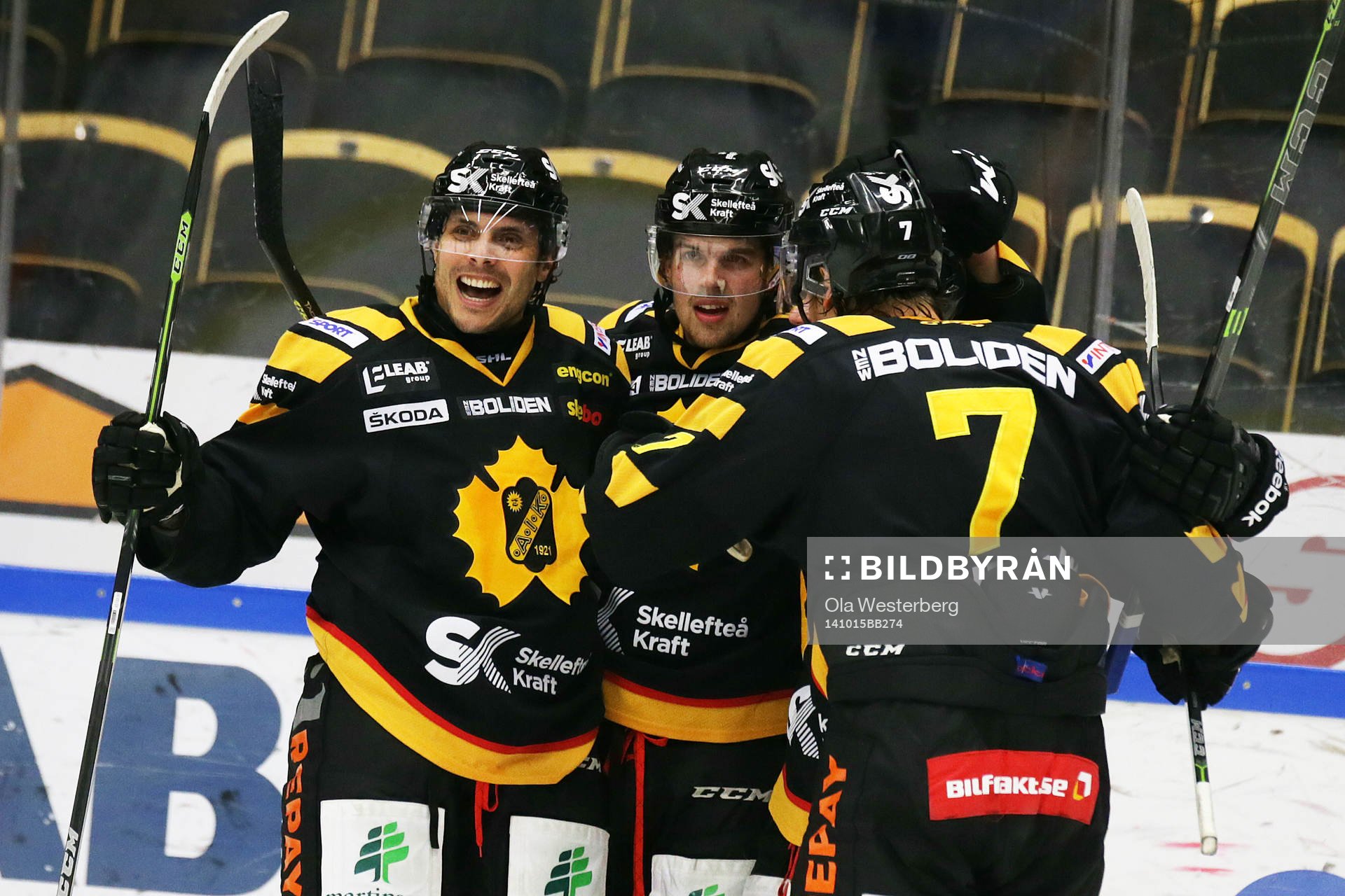 Skellefteås Patrik Zackrisson , Daniel Widing, Axel