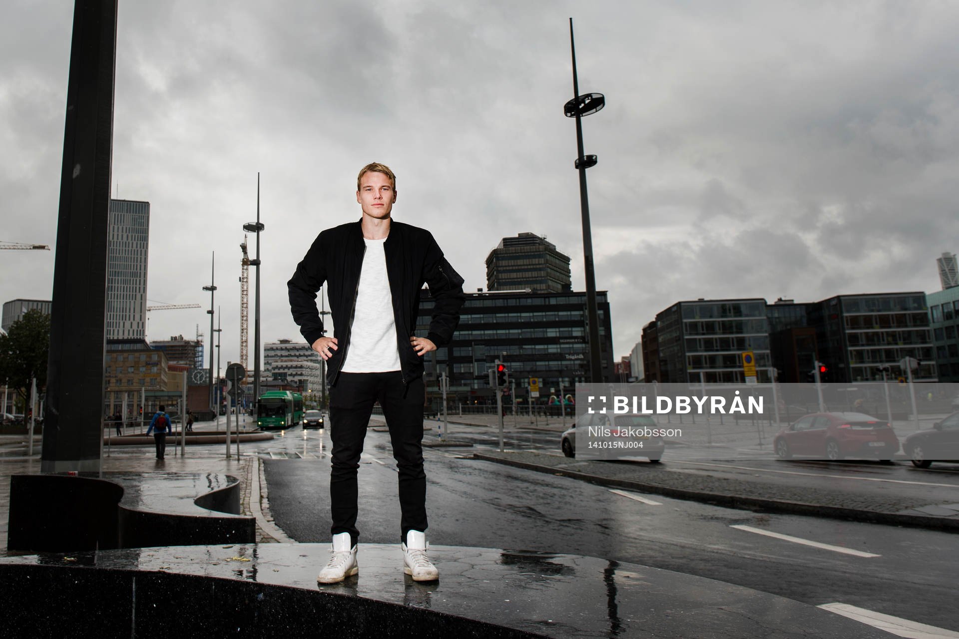 Häckens Oscar Lewicki poserar för ett porträtt den 15 oktober 2014 i Malmö.