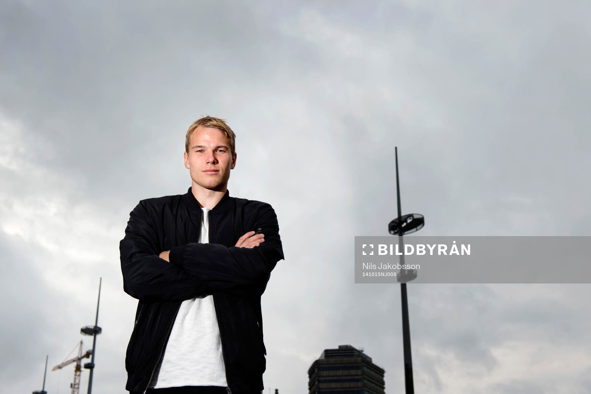 Häckens Oscar Lewicki poserar för ett porträtt den 15 oktober 2014 i Malmö.