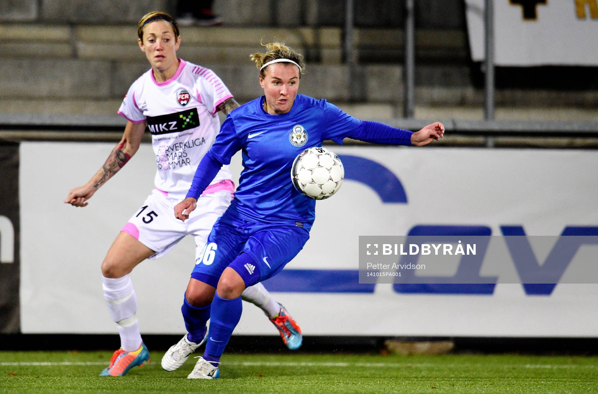 Rosengårds Therese Sjögran och Ryazans Olga Basanska