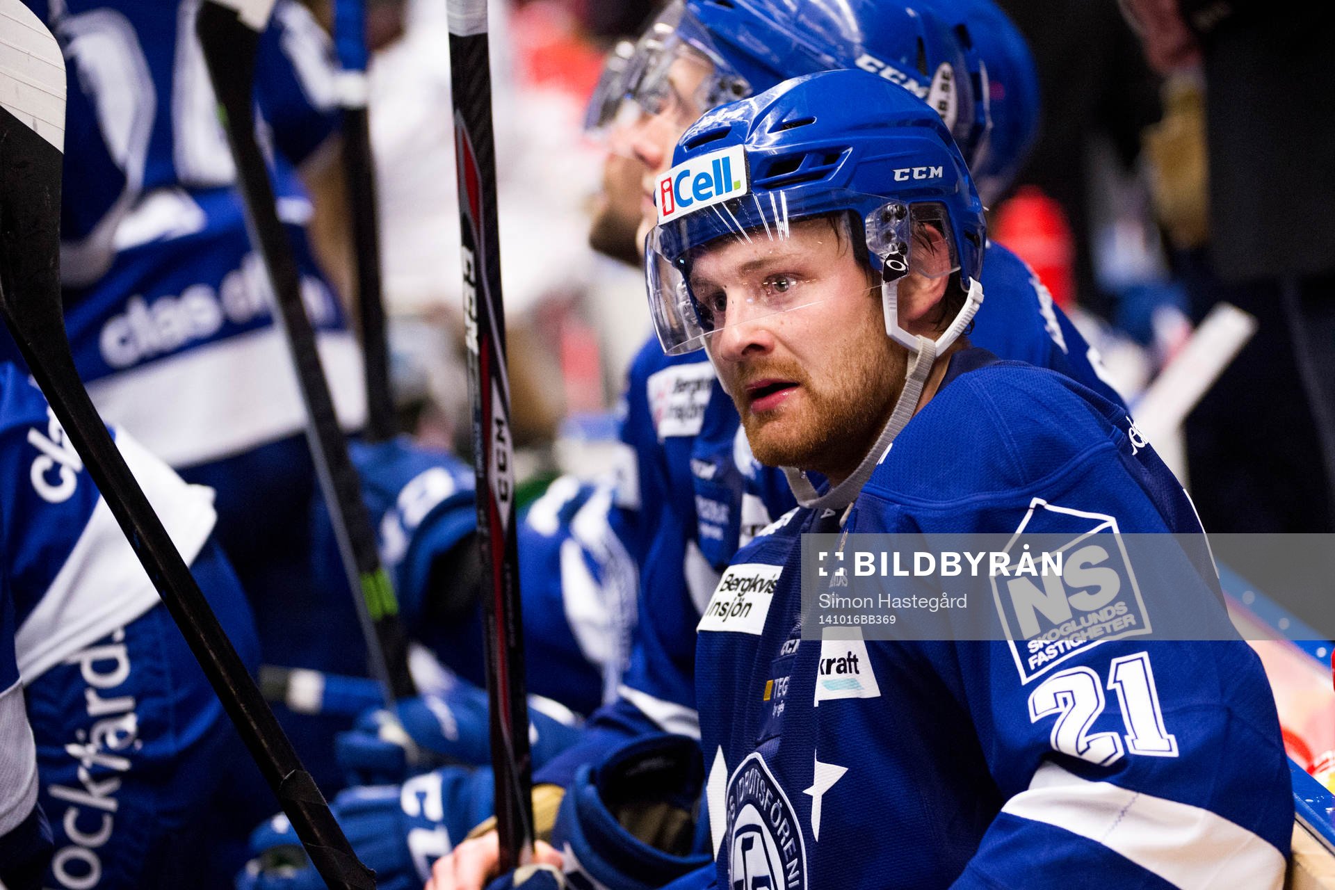 Leksands Mattias Ritola deppar i båset