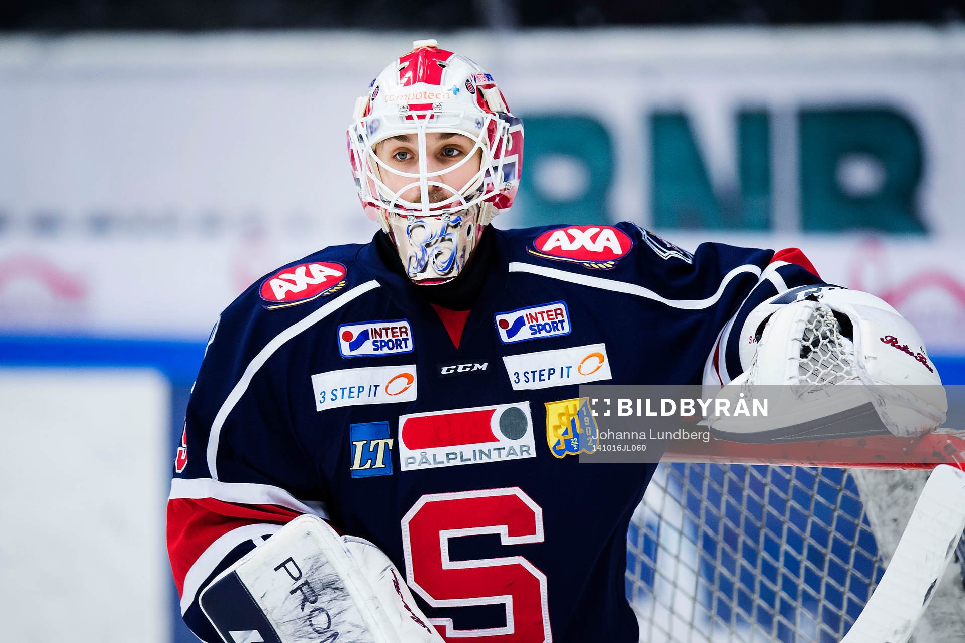 Södertäljes målvakt Tim Sandberg