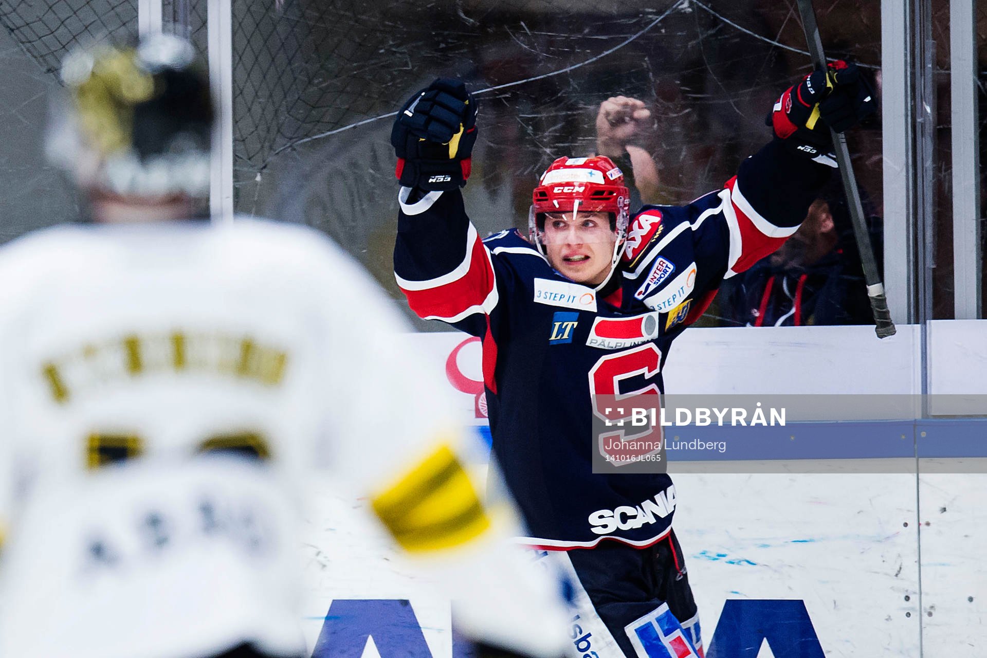 Södertäljes David Lidström jublar