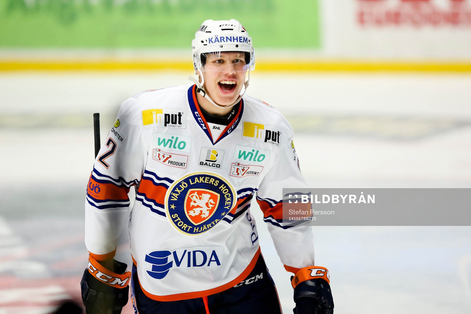 Växjös Mikael Johansson jublar