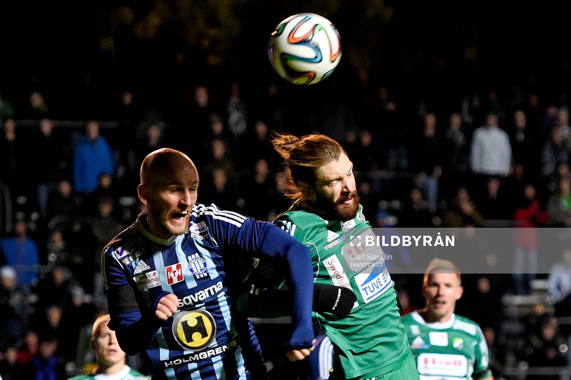 Husqvarnas Tobias Nilsson och Ljungskiles Marcus Gustafsson