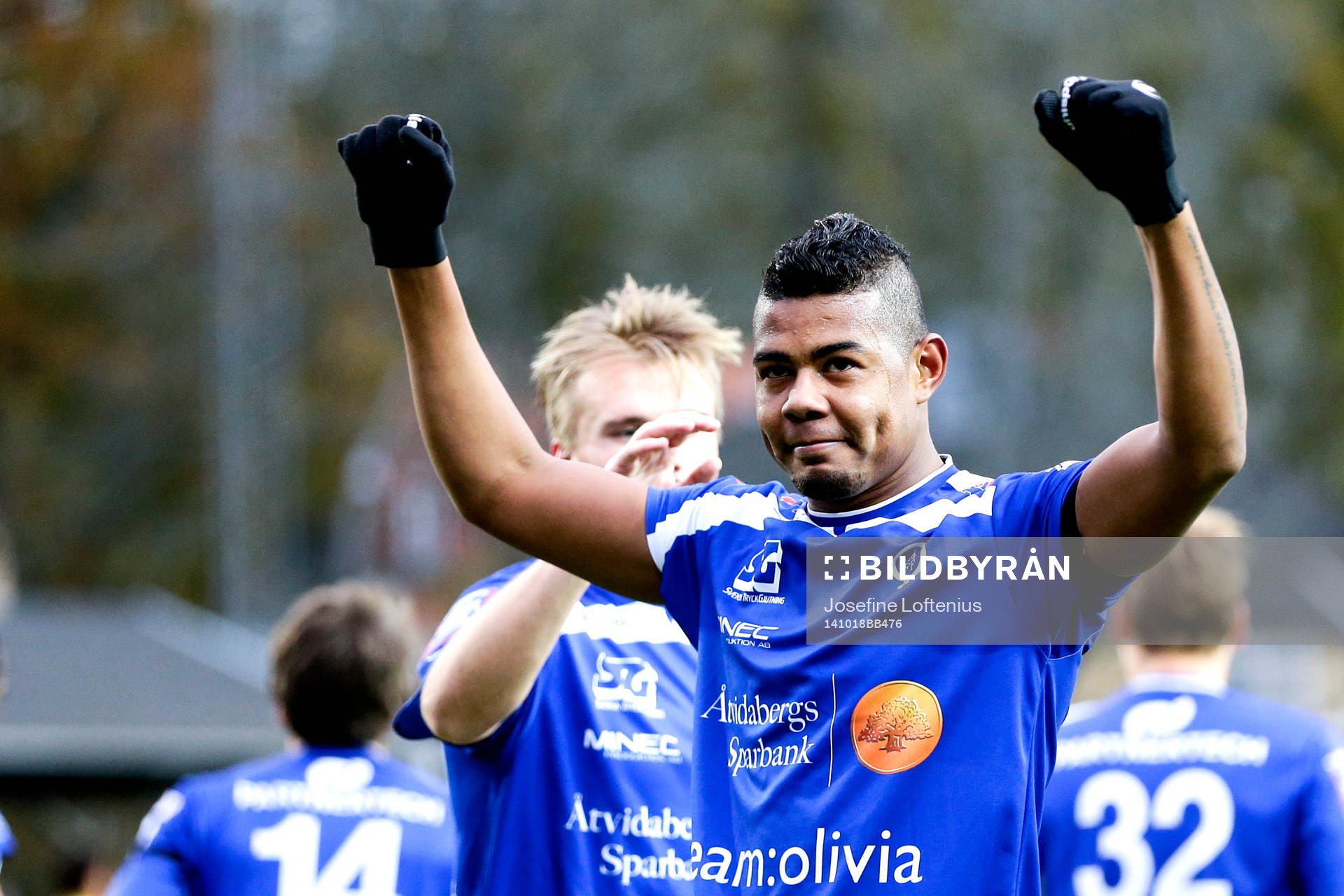 Åtvidabergs Ricardo Santos jublar