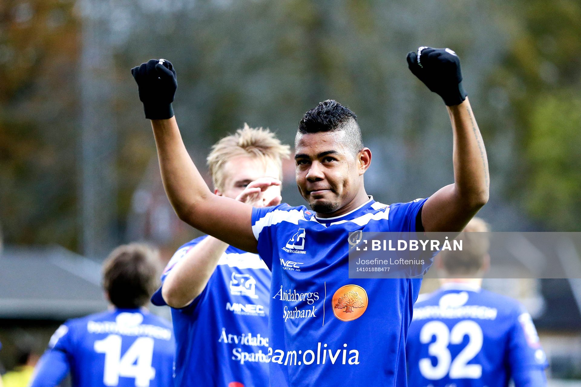 Åtvidabergs Ricardo Santos jublar
