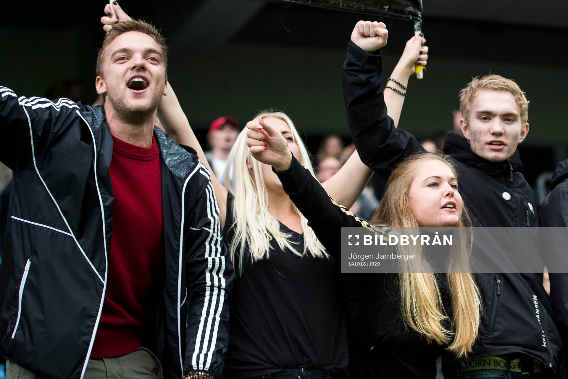 Elfsborgs supportrar jublar