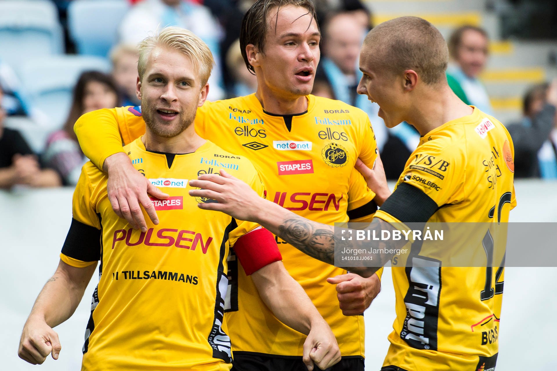 Elfsborgs Johan Larsson jublar