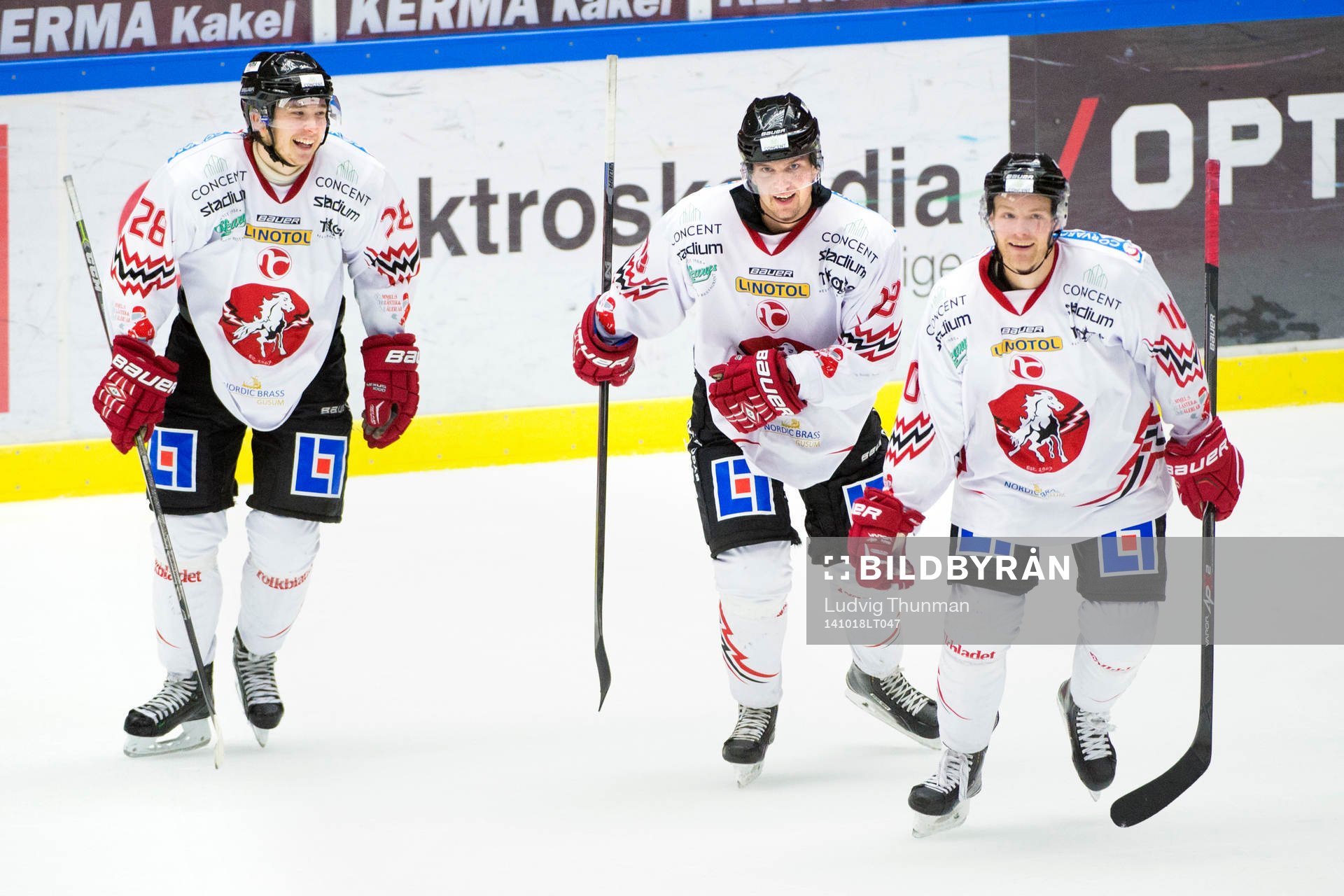 Vita Hästens Robin Dahlström, Viktor Amnér och Jesper