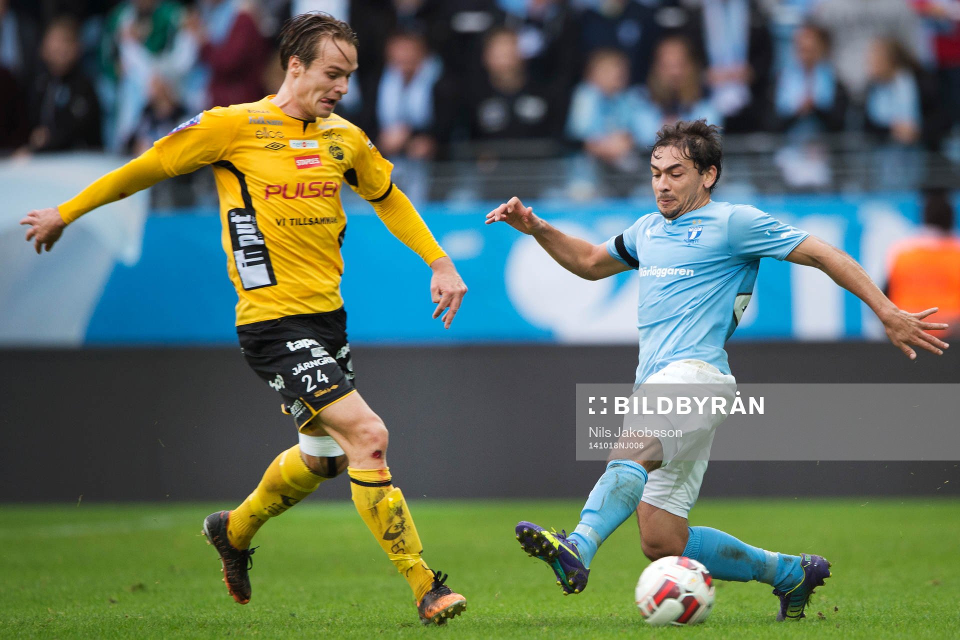Elfsborgs Viktor Prodell och Malmö FFs Ricardo Ferreira Da