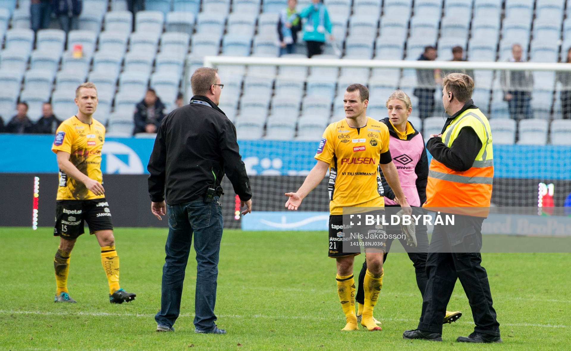 Elfsborg vill tacka publiken men blir hänvisade att lämna
