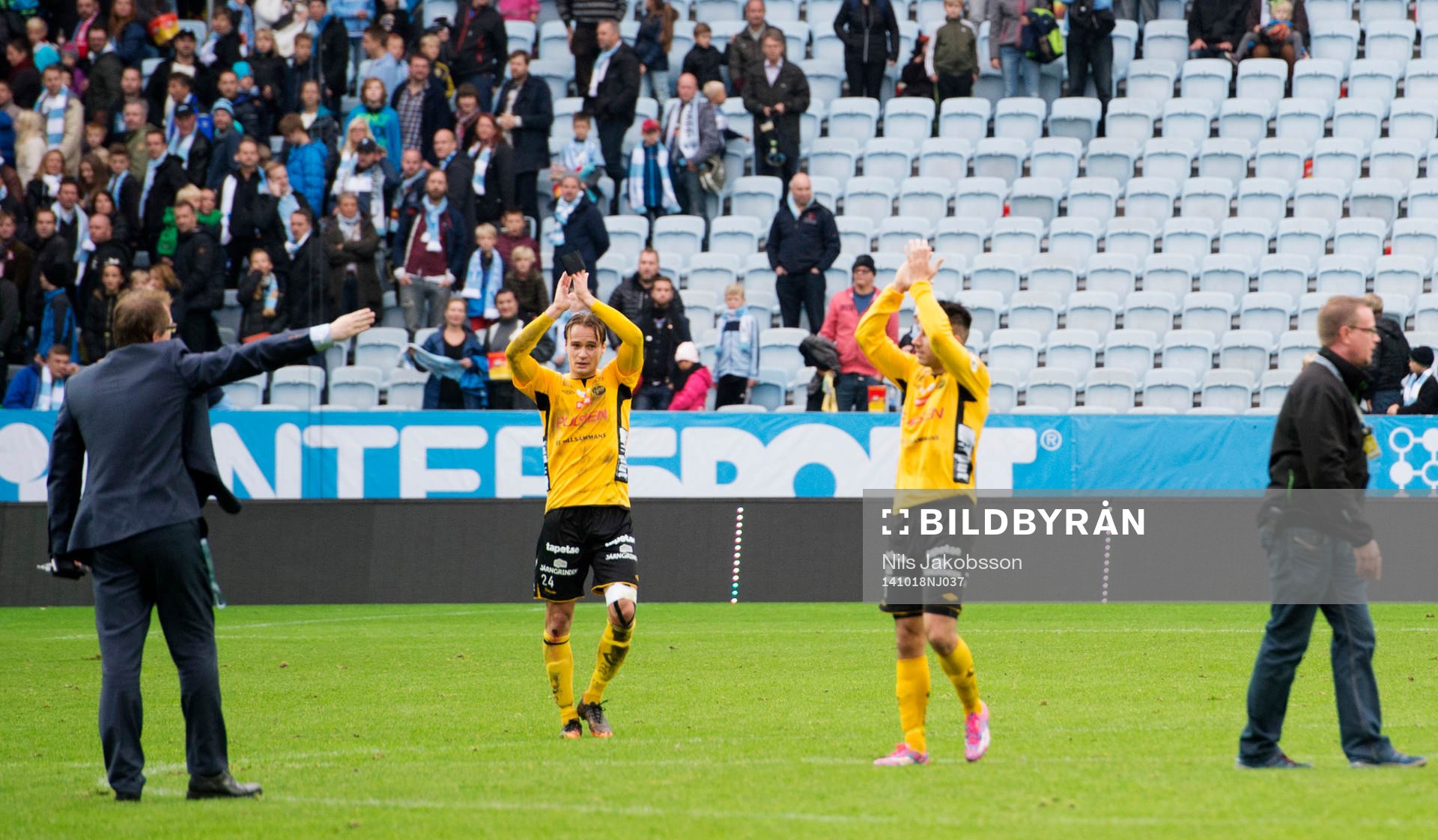 Elfsborg vill tacka publiken men blir hänvisade att lämna