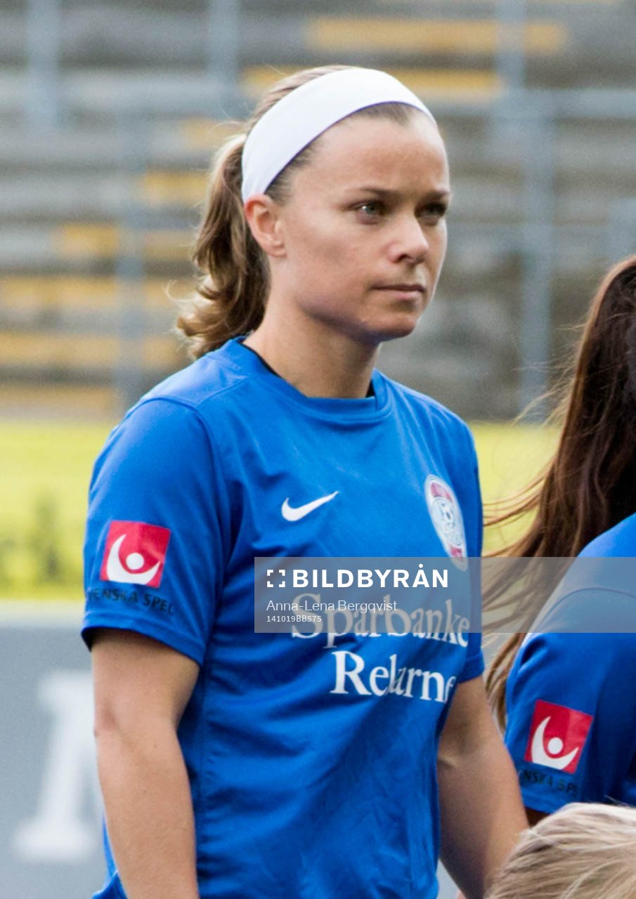 Eskilstunas Sara Thunebro bröt näsbenet