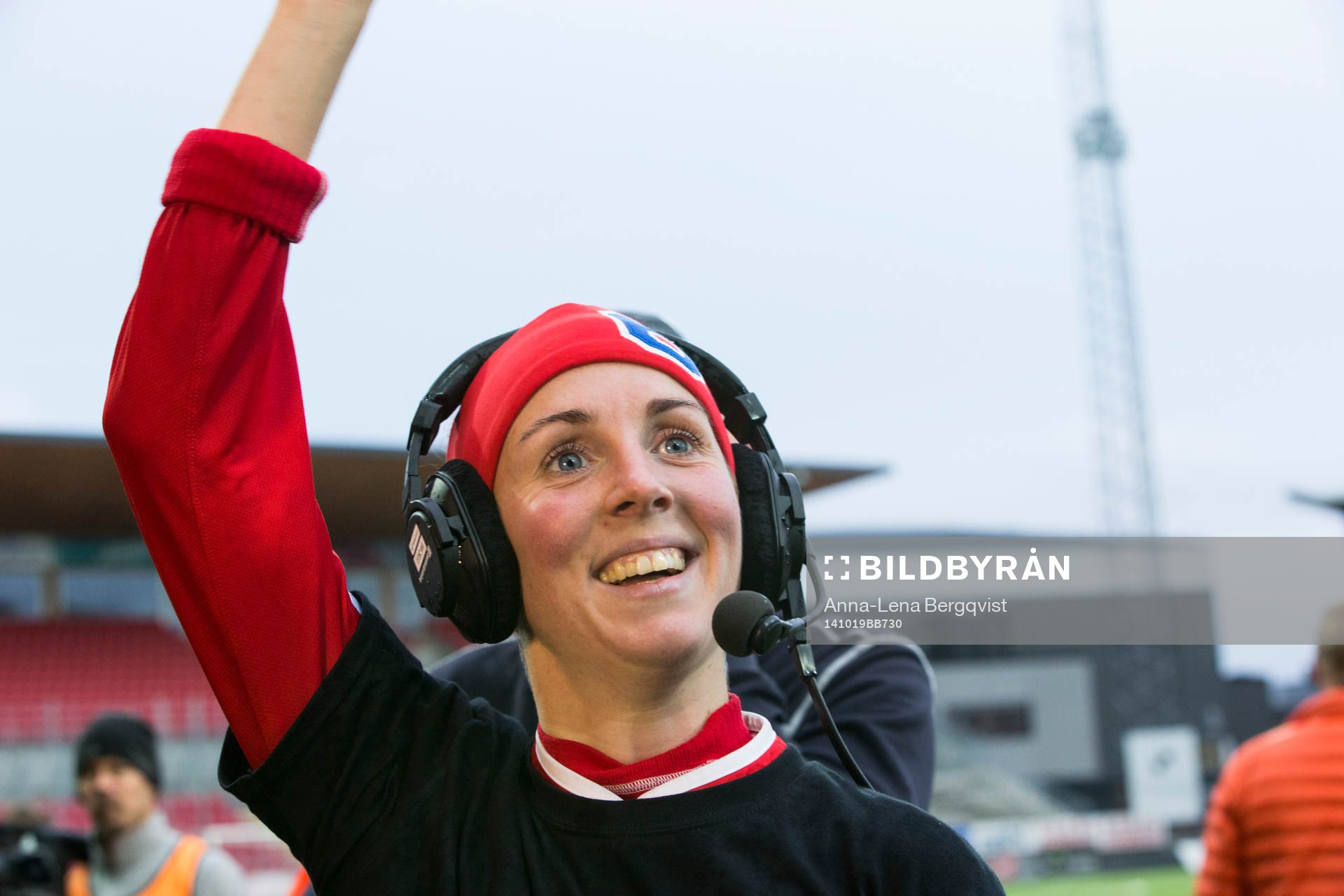 Örebros Marina Pettersson Engström under fotbollsmatchen i Damallsvenskan mellan Örebro och Eskilstuna den 19 oktober 2014 i Örebro.
