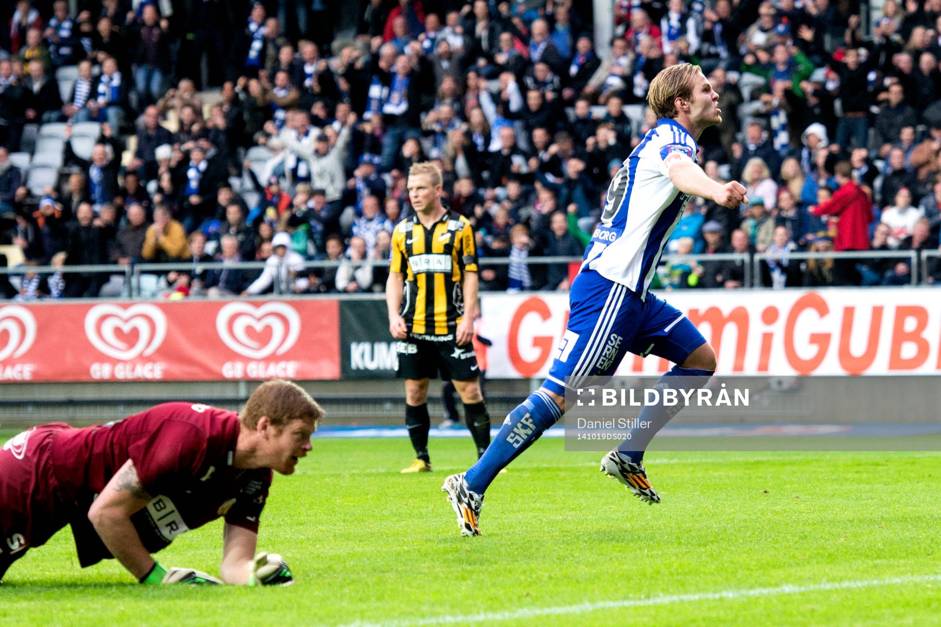 IFK Göteborgs Gustav Engvall jublar