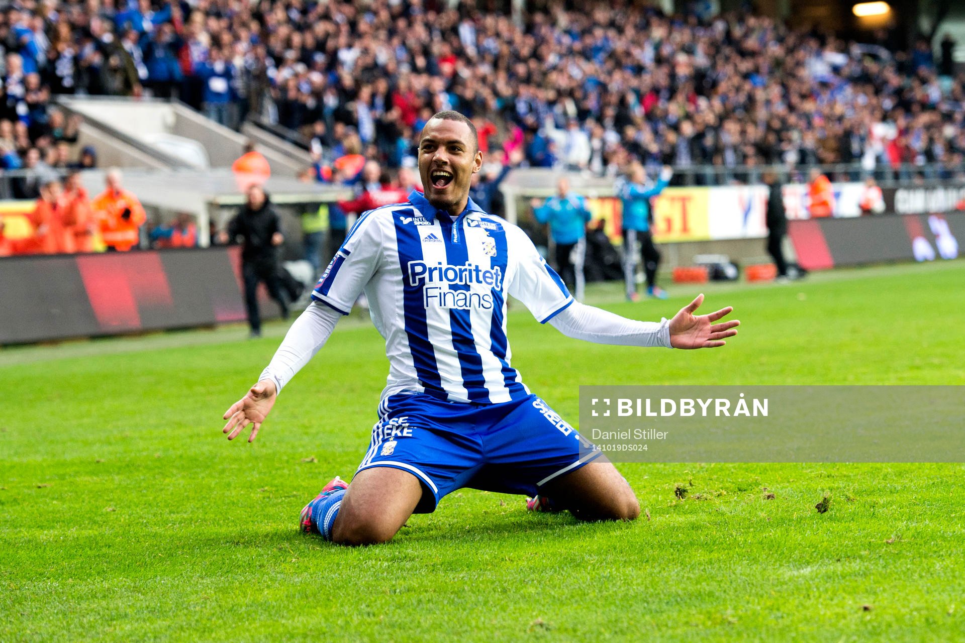 IFK Göteborgs Kenneth Zohore jublar