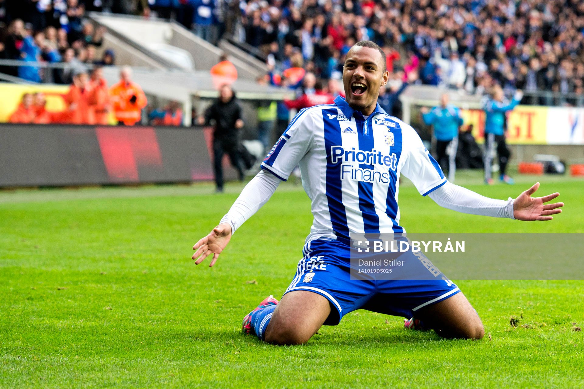 IFK Göteborgs Kenneth Zohore jublar