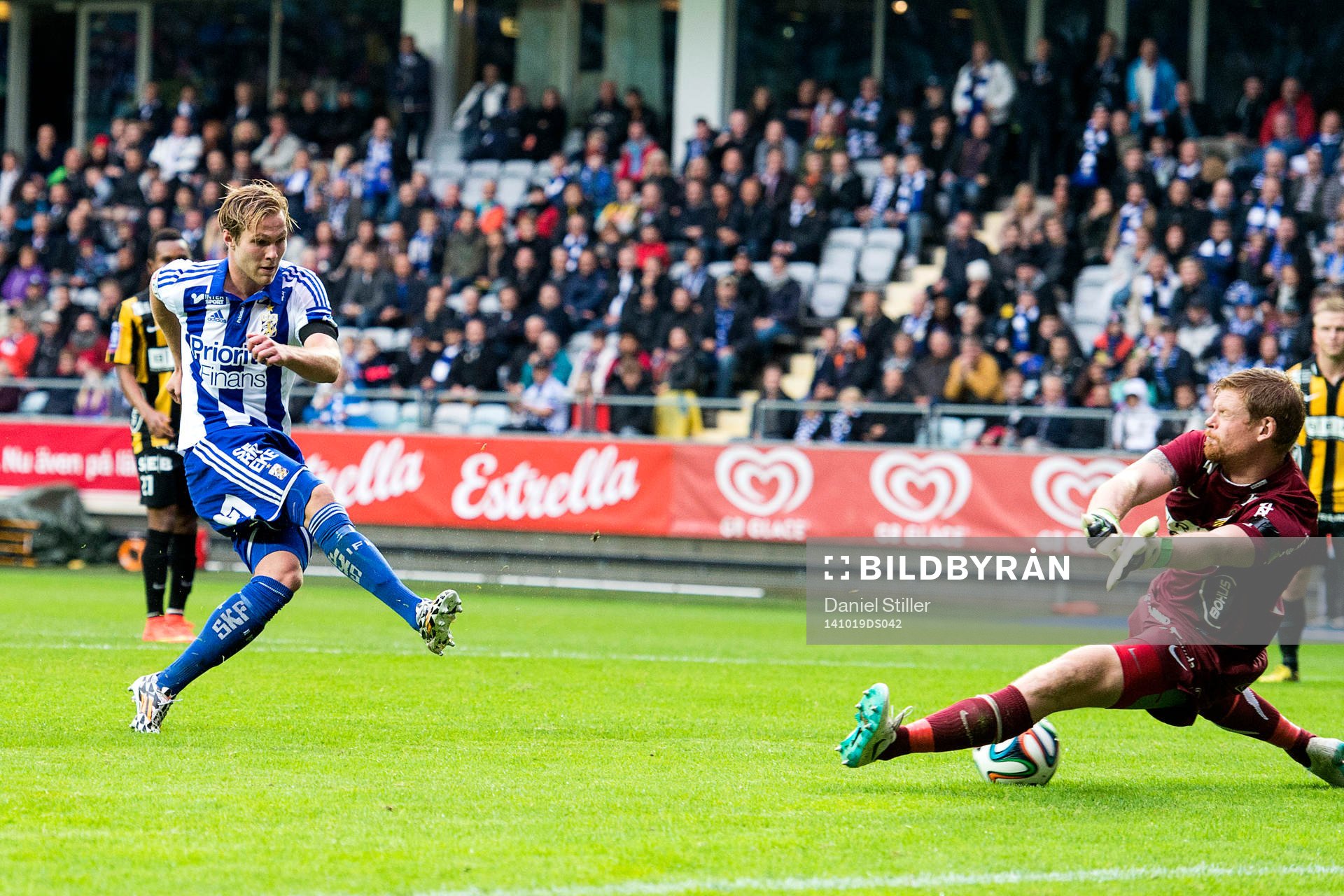 IFK Göteborgs Gustav Engvall gör 2-1 bakom Häckens