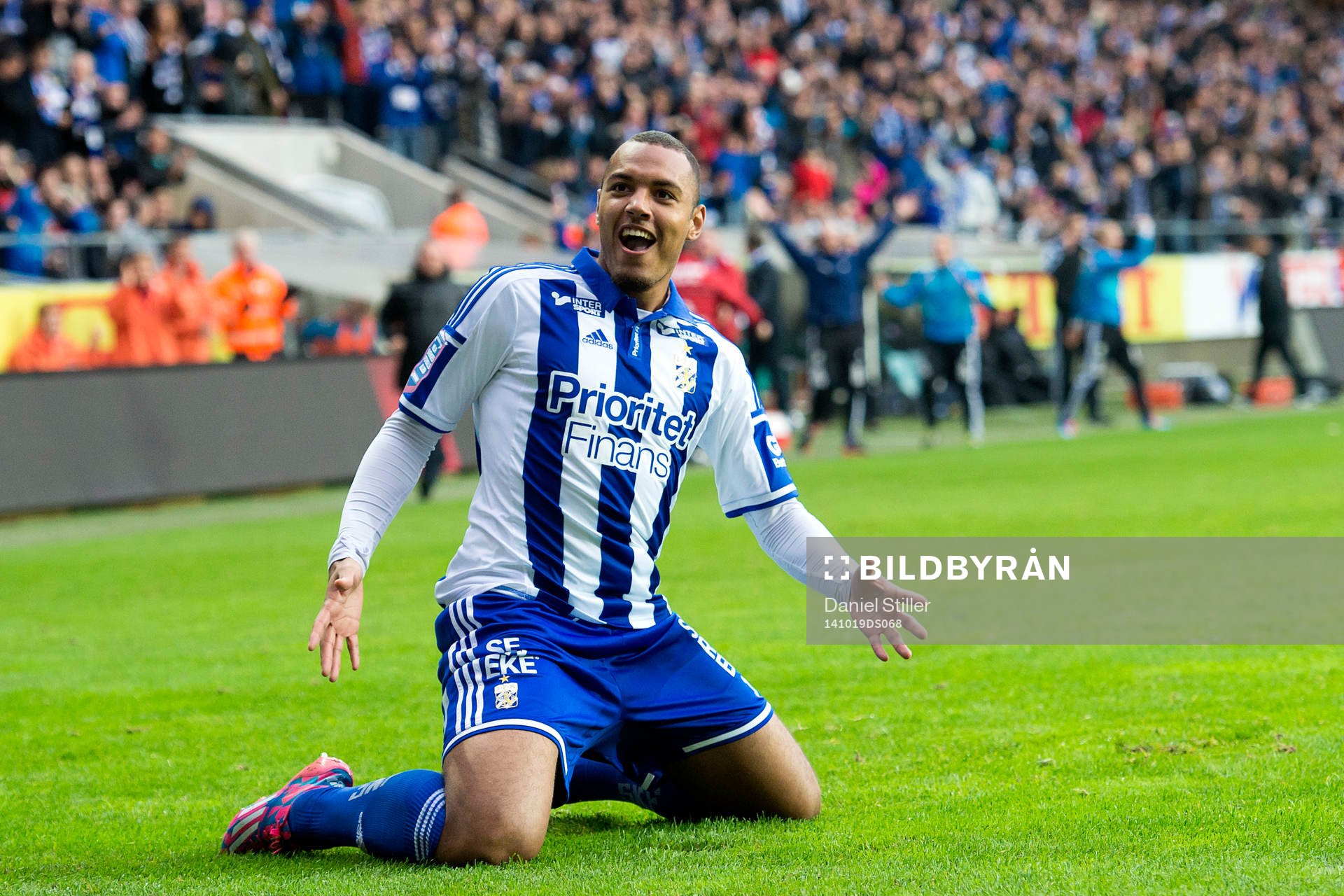 IFK Göteborgs Kenneth Zohore jublar