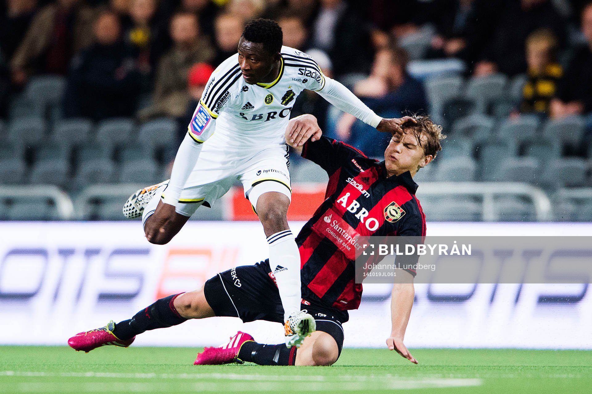 s Ibrahim Moro och Brommapojkarnas Jesper Karlström