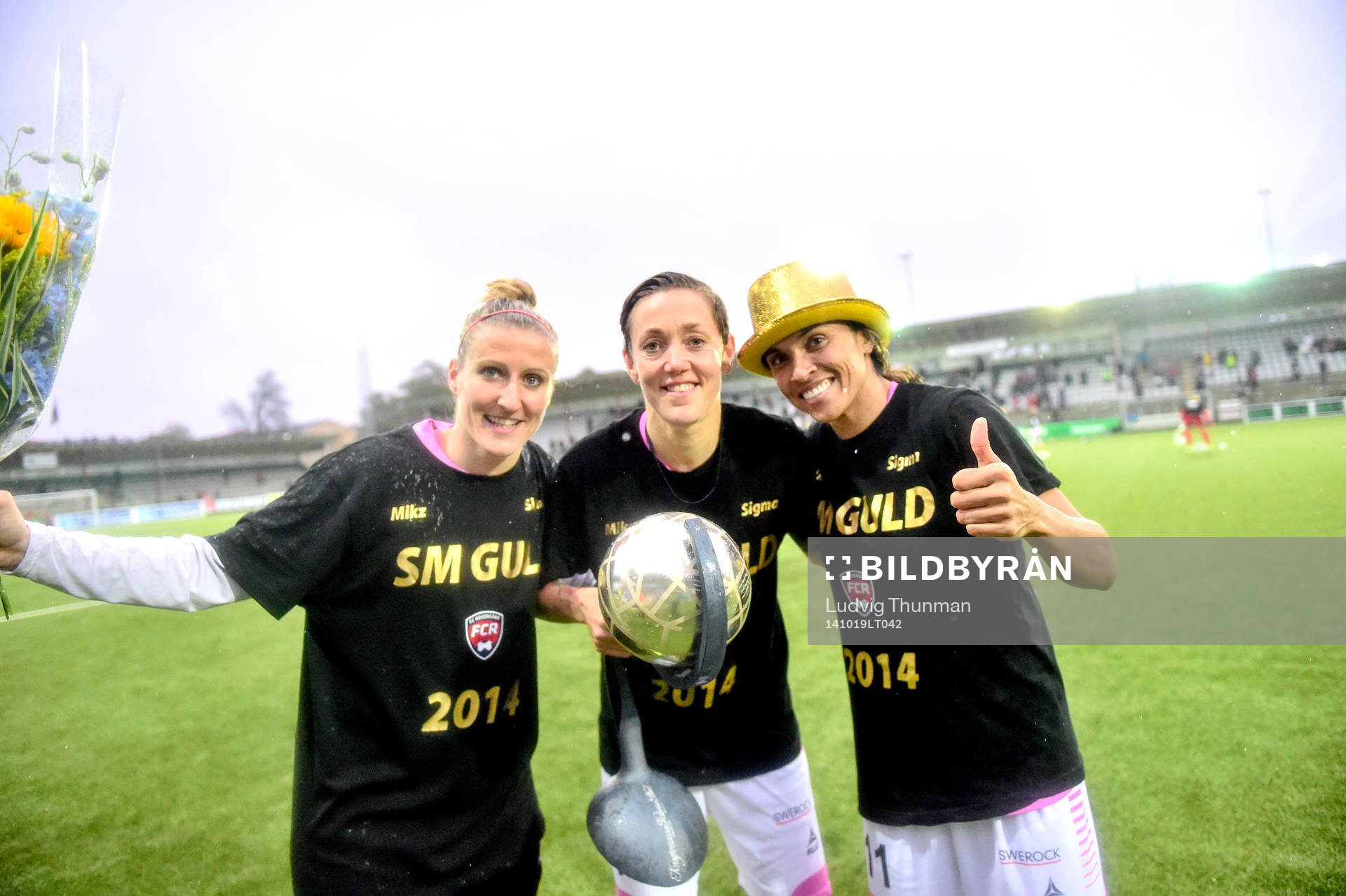 Rosengårds Anja Mittag, Therese Sjögran och Marta Viera