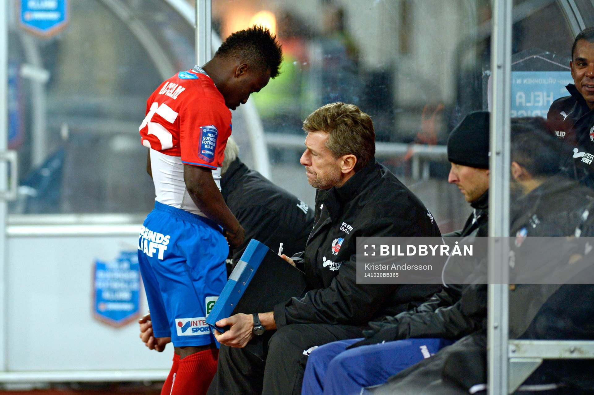Helsingborgs David Accam på väg att bli inbytt
