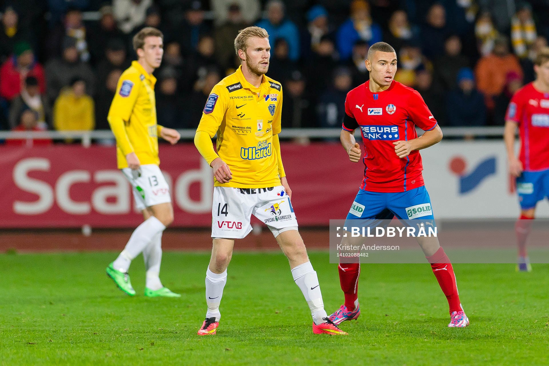 Falkenbergs Per Karlsson och Helsingborgs Jordan Larsson