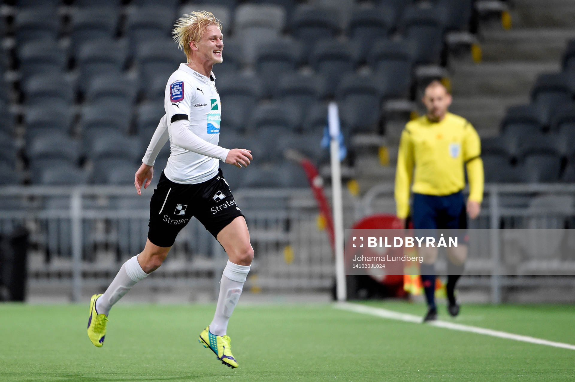 Örebros Karl Holmberg firar