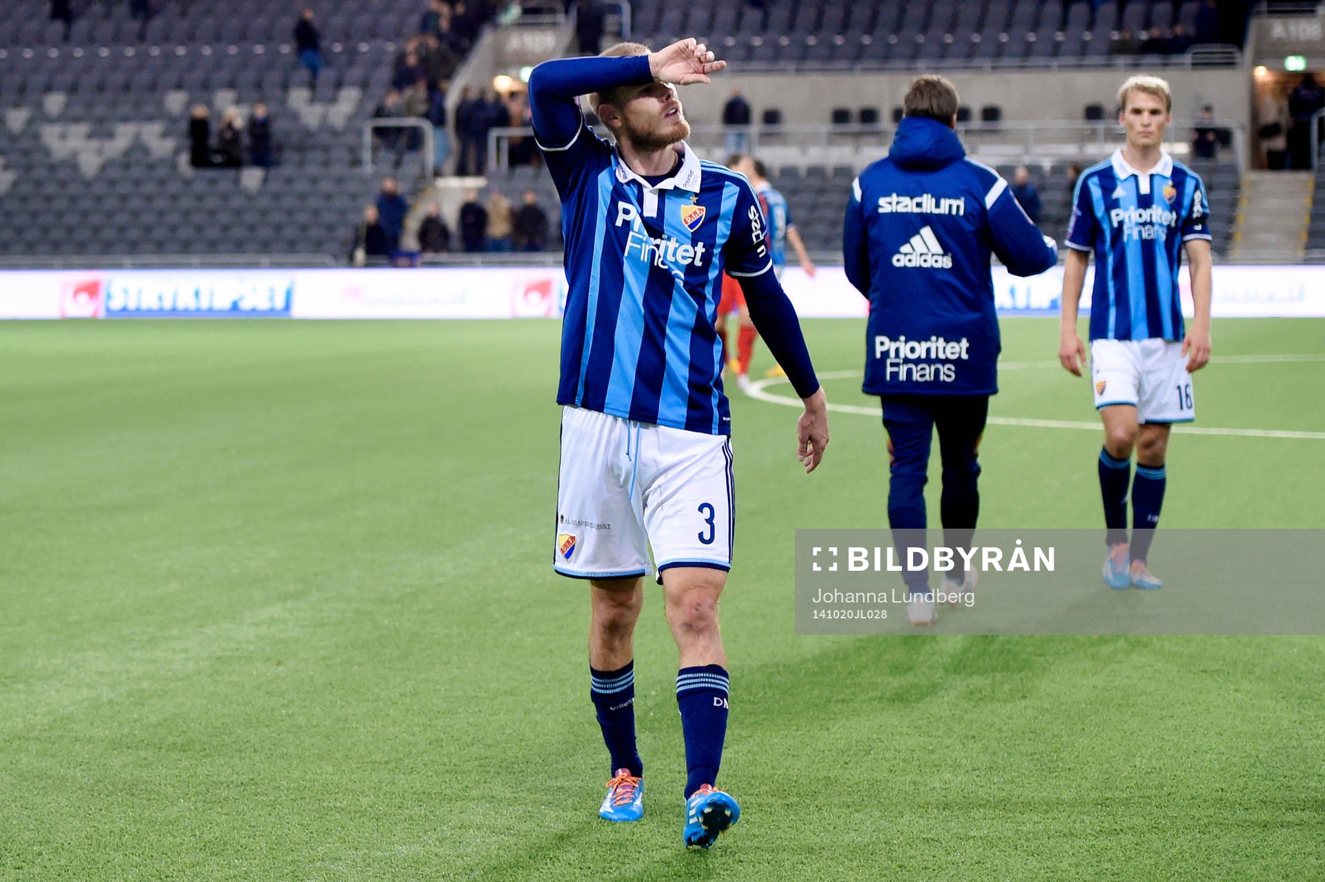 Djurgårdens Fredrik Stenman deppar