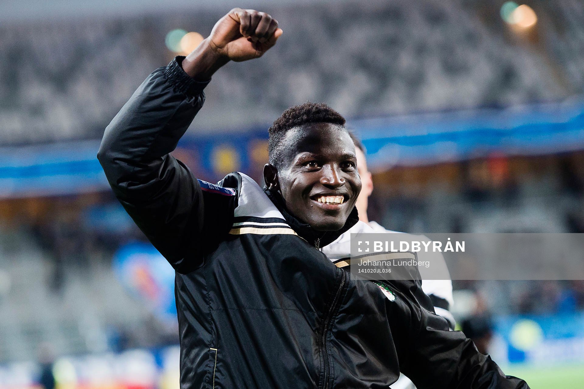 Örebros Alhassan Kamara jublar