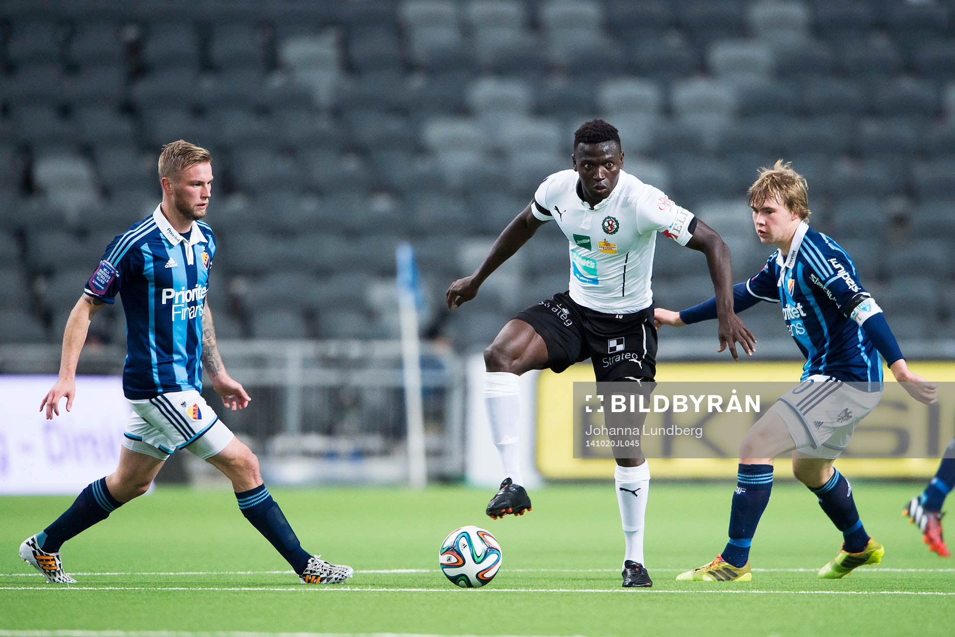 Djurgårdens Aleksander Faltsetas och Simon Tibbling