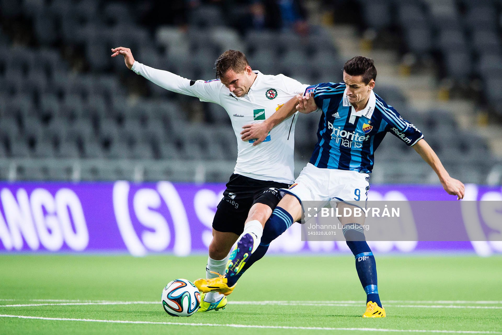 Örebros Robert Åhman Persson och Djurgårdens Haris