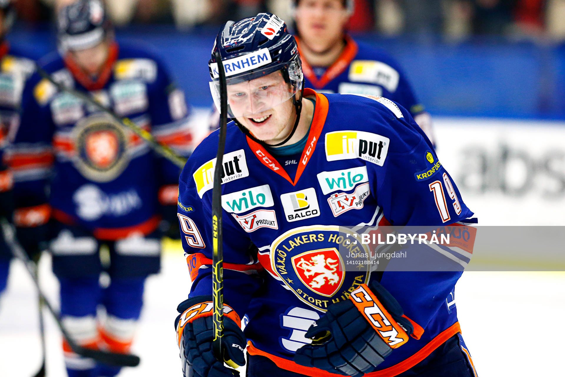 Växjös Tuomas Kiiskinen firar
