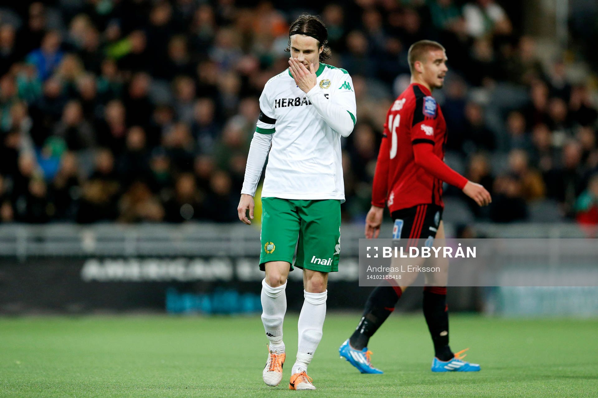 Hammarbys Linus Hallenius deppar