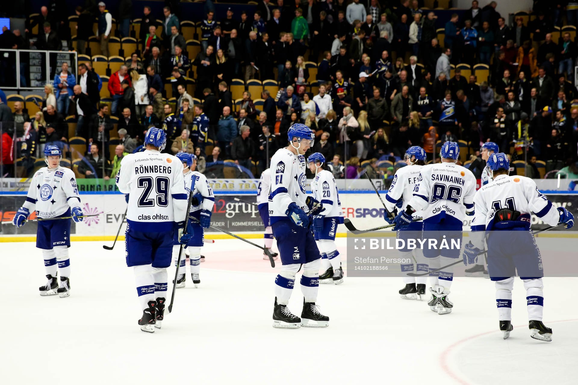 Leksands spelare deppar