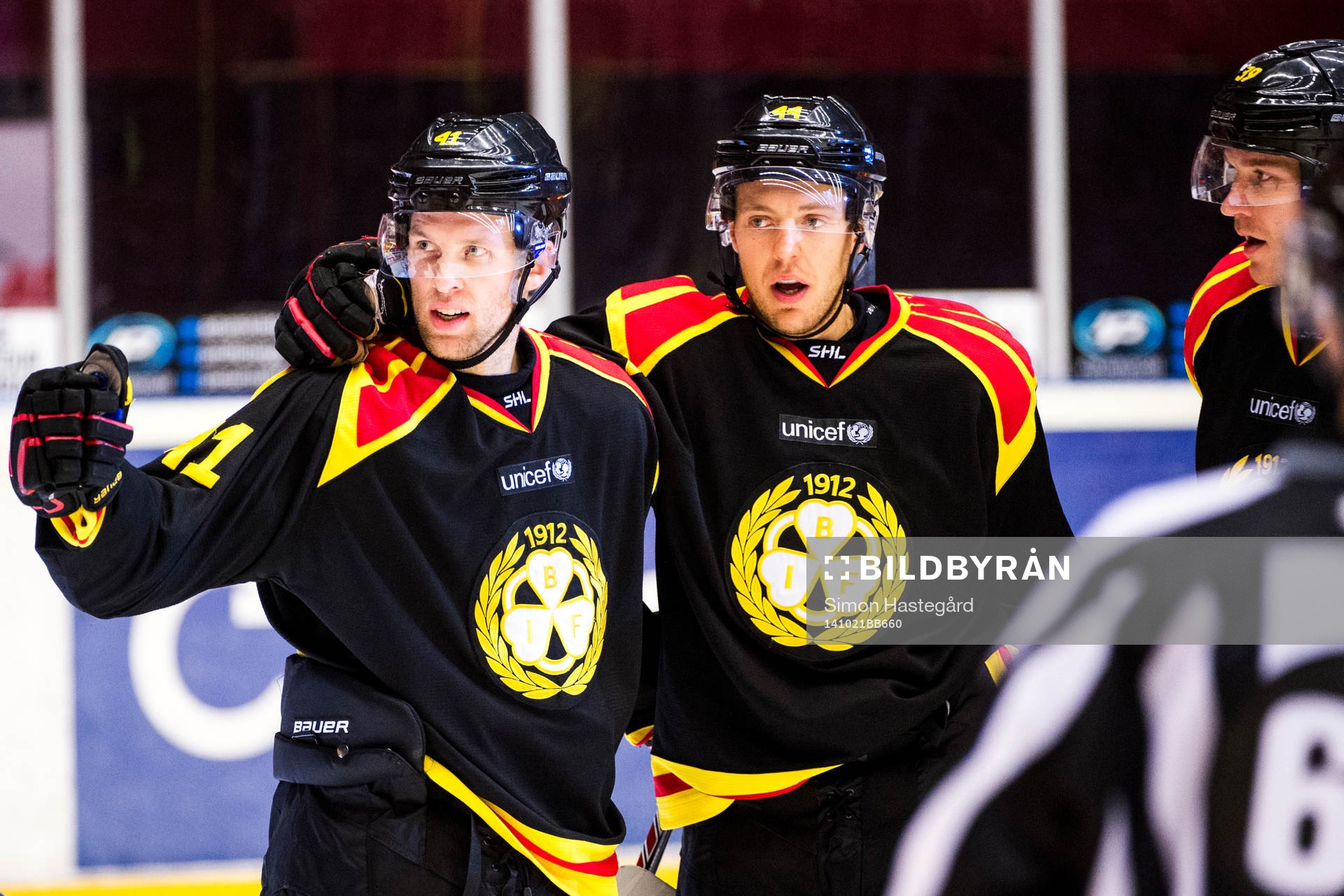 Brynäs Greg Scott, Jacob Blomqvist och Jonas Nordquist
