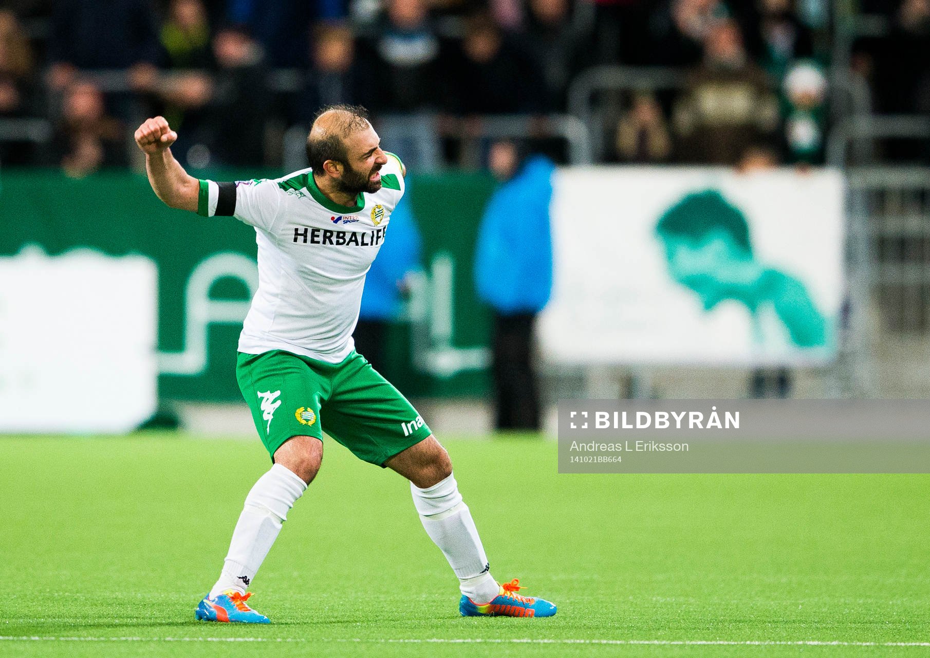 Hammarbys Kennedy Bakircioglu jublar