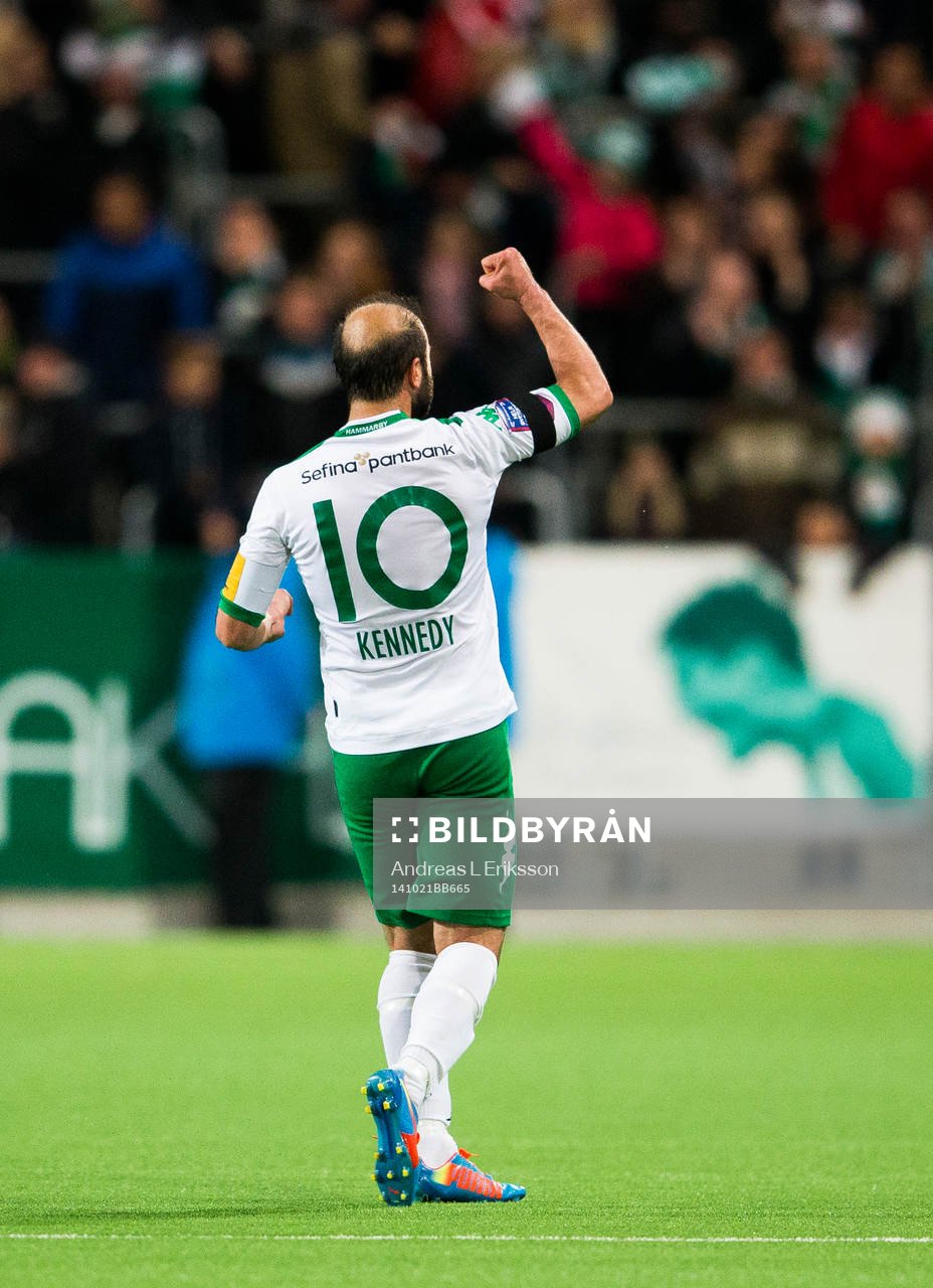 Hammarbys Kennedy Bakircioglu jublar