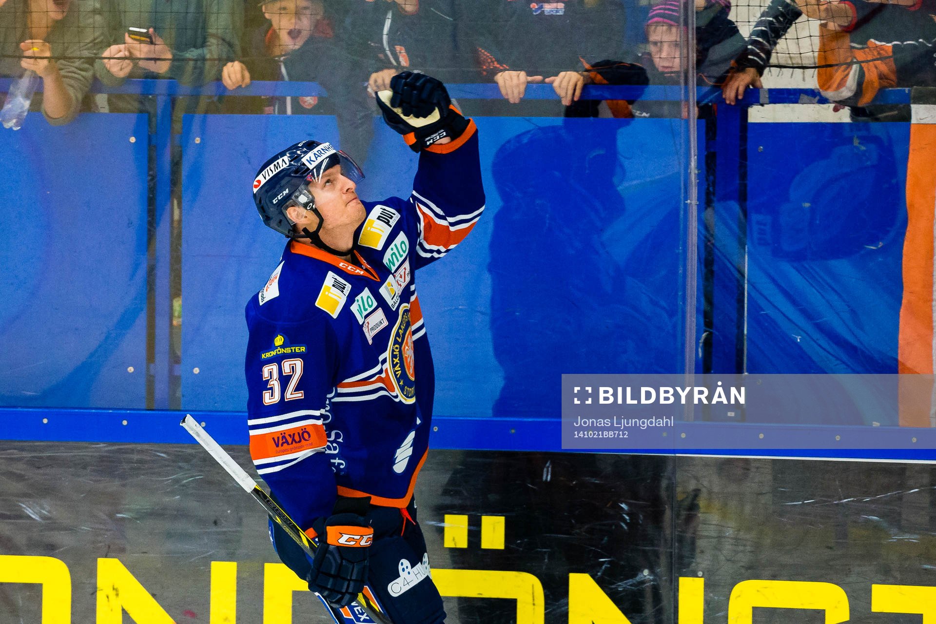 Växjös Nick Johnson firar