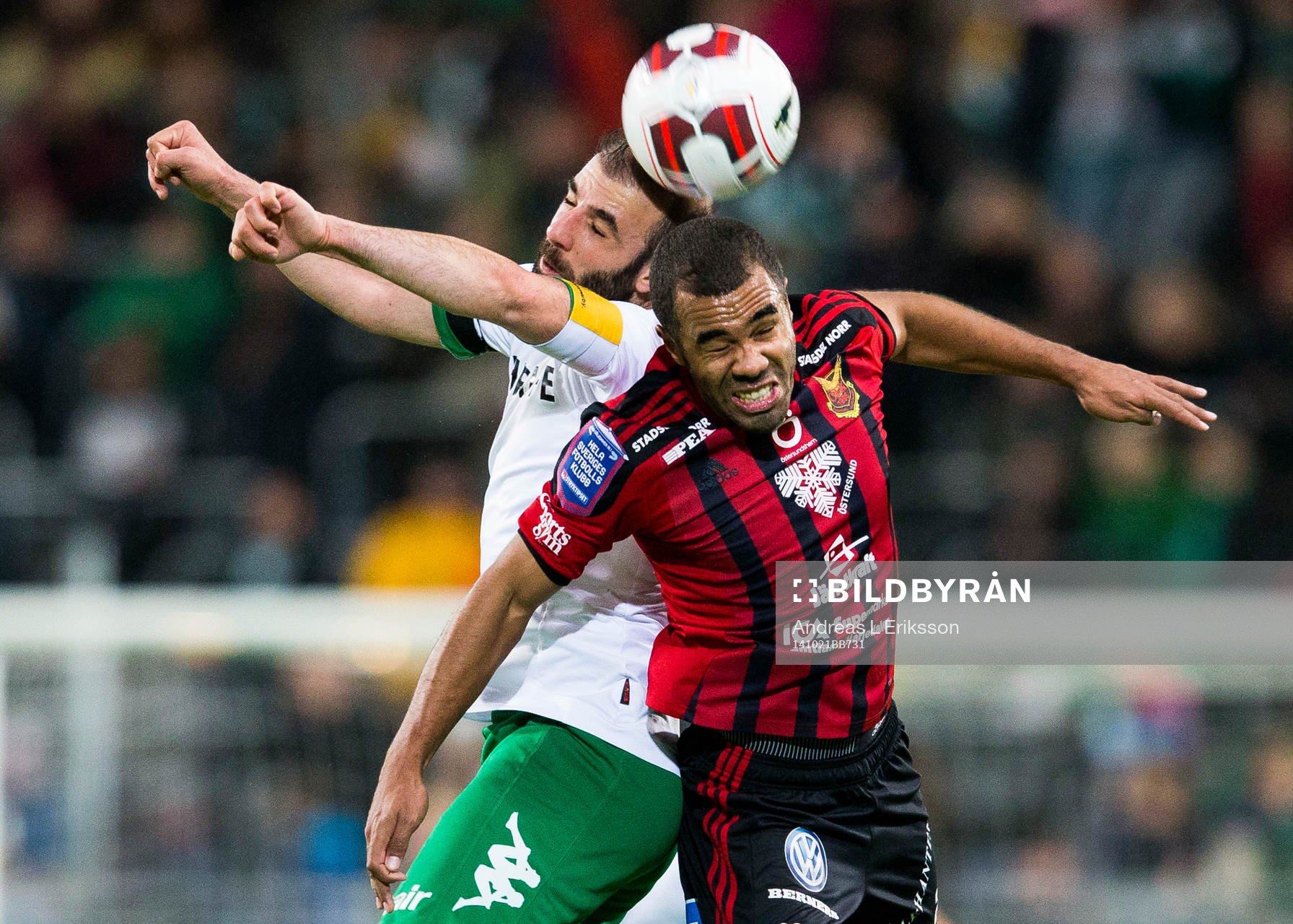 Hammarbys Kennedy Bakircioglu i en nickduell med
