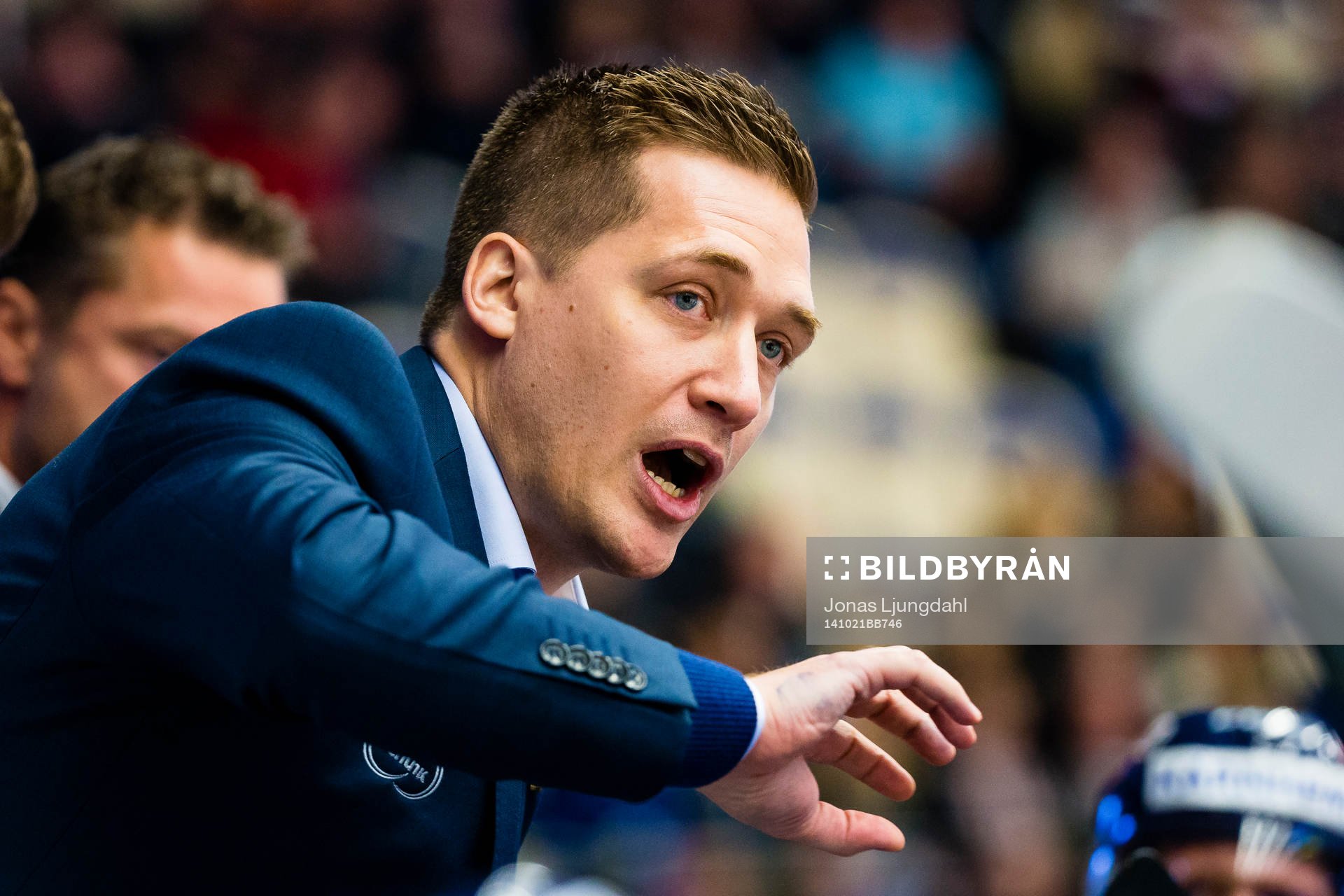 Växjös tränare Sam Hallam