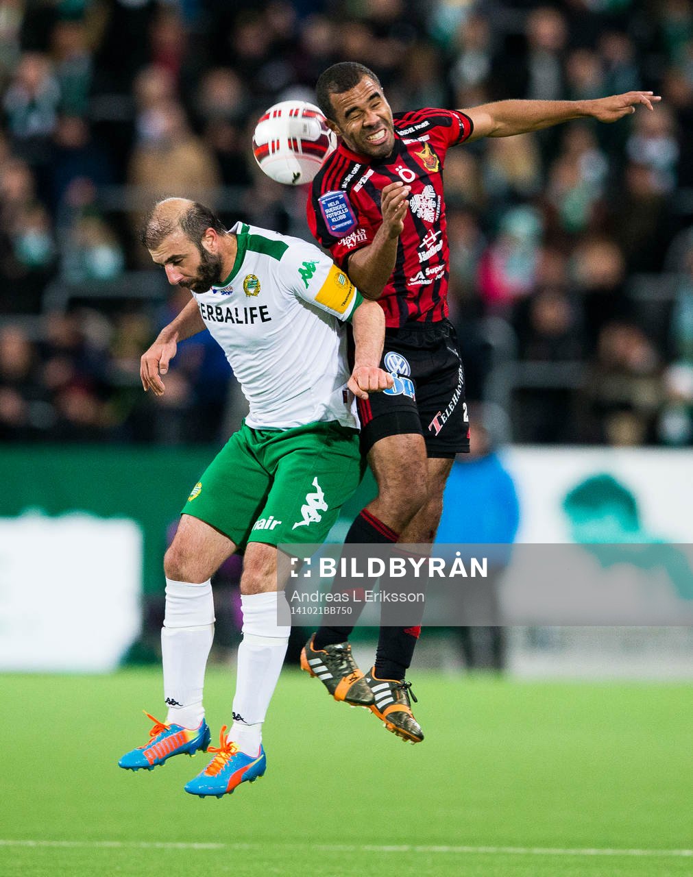 Hammarbys Kennedy Bakircioglu i en nickduell med